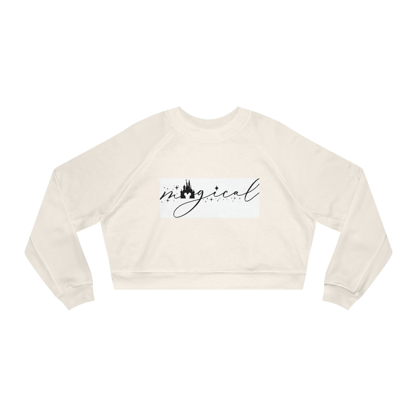 Women's Cropped Fleece Pullover - Magical