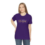 Blessed Gift | Mother's Day | Valentines T-shirt | Gift for her | Unisex Jersey Short Sleeve Tee