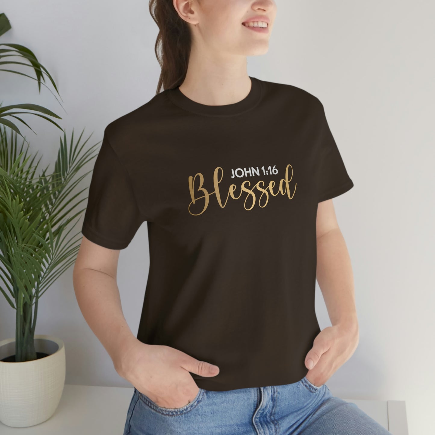 Blessed Gift | Mother's Day | Valentines T-shirt | Gift for her | Unisex Jersey Short Sleeve Tee