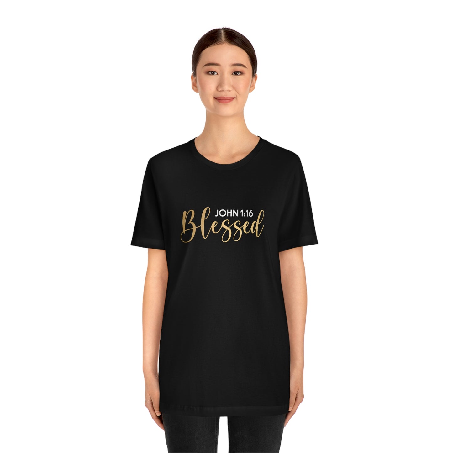 Blessed Gift | Mother's Day | Valentines T-shirt | Gift for her | Unisex Jersey Short Sleeve Tee