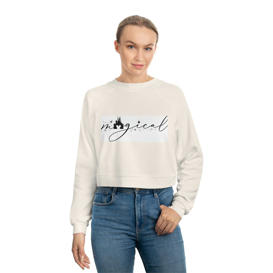 Women's Cropped Fleece Pullover - Magical