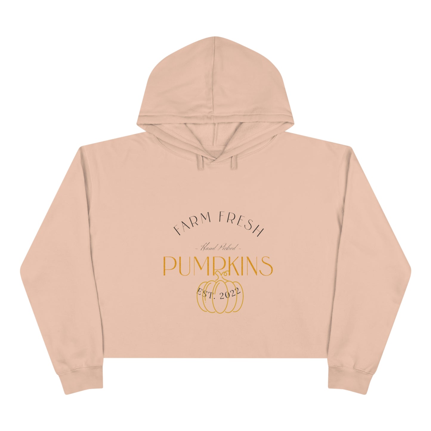 Hoodie, Hoodie for Women, Crop Hoodie - Farm Fresh Pumpkins