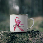 Cancer Survivor - Enamel Camping Mug
