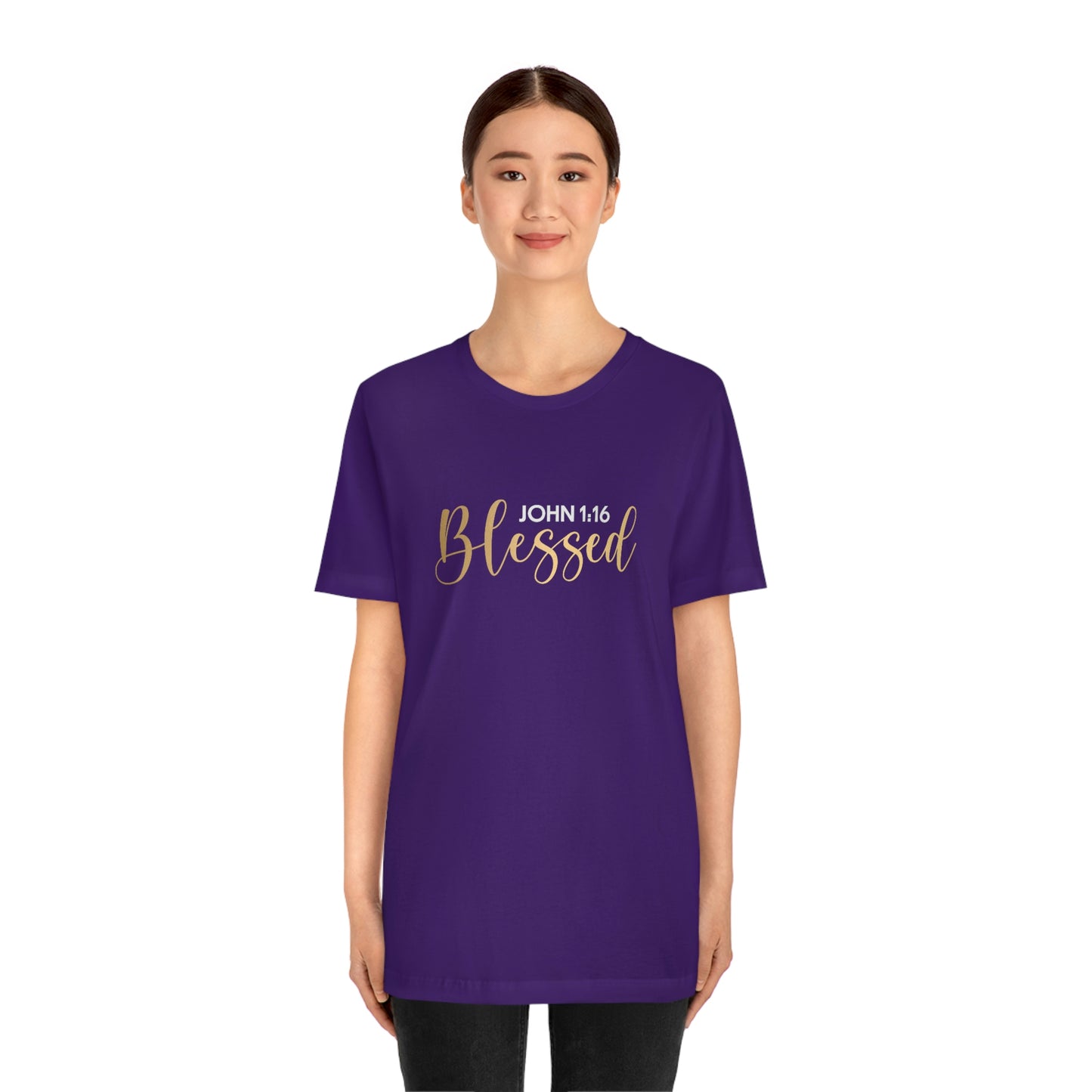 Blessed Gift | Mother's Day | Valentines T-shirt | Gift for her | Unisex Jersey Short Sleeve Tee