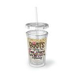 Cowboy Boots and Bling Acrylic Cup with straw | Gift for Her