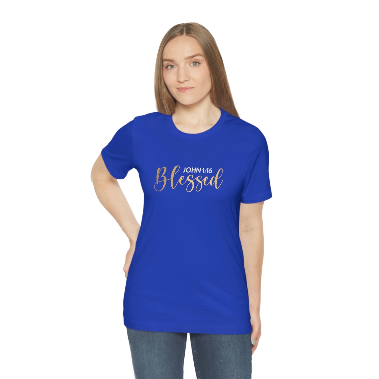 Blessed Gift | Mother's Day | Valentines T-shirt | Gift for her | Unisex Jersey Short Sleeve Tee