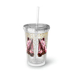 Cowboy Boots and Bling Acrylic Cup with straw | Gift for Her