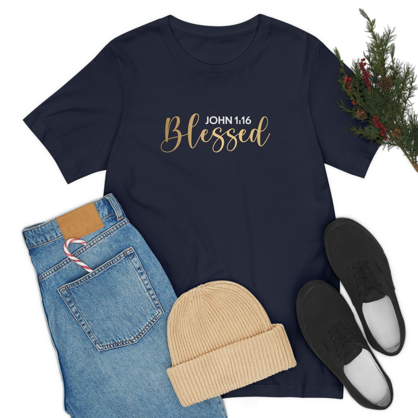 Blessed Gift | Mother's Day | Valentines T-shirt | Gift for her | Unisex Jersey Short Sleeve Tee