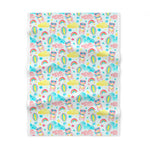 Balloons Bears and Rainbows Soft Fleece Baby Blanket