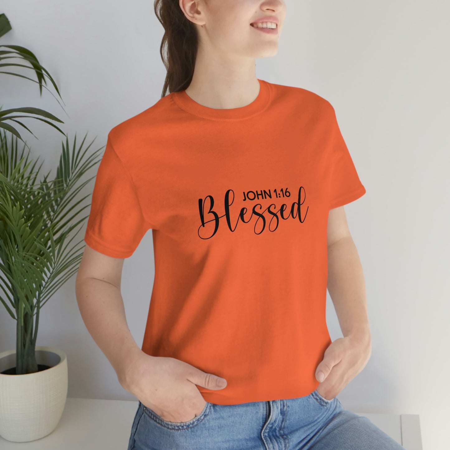 Blessed Gift | Mother's Day | Valentines T-shirt | Gift for her | Unisex Jersey Short Sleeve Tee