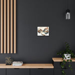 Mountain on a lake - Gallery Canvas Wraps, Horizontal Frame