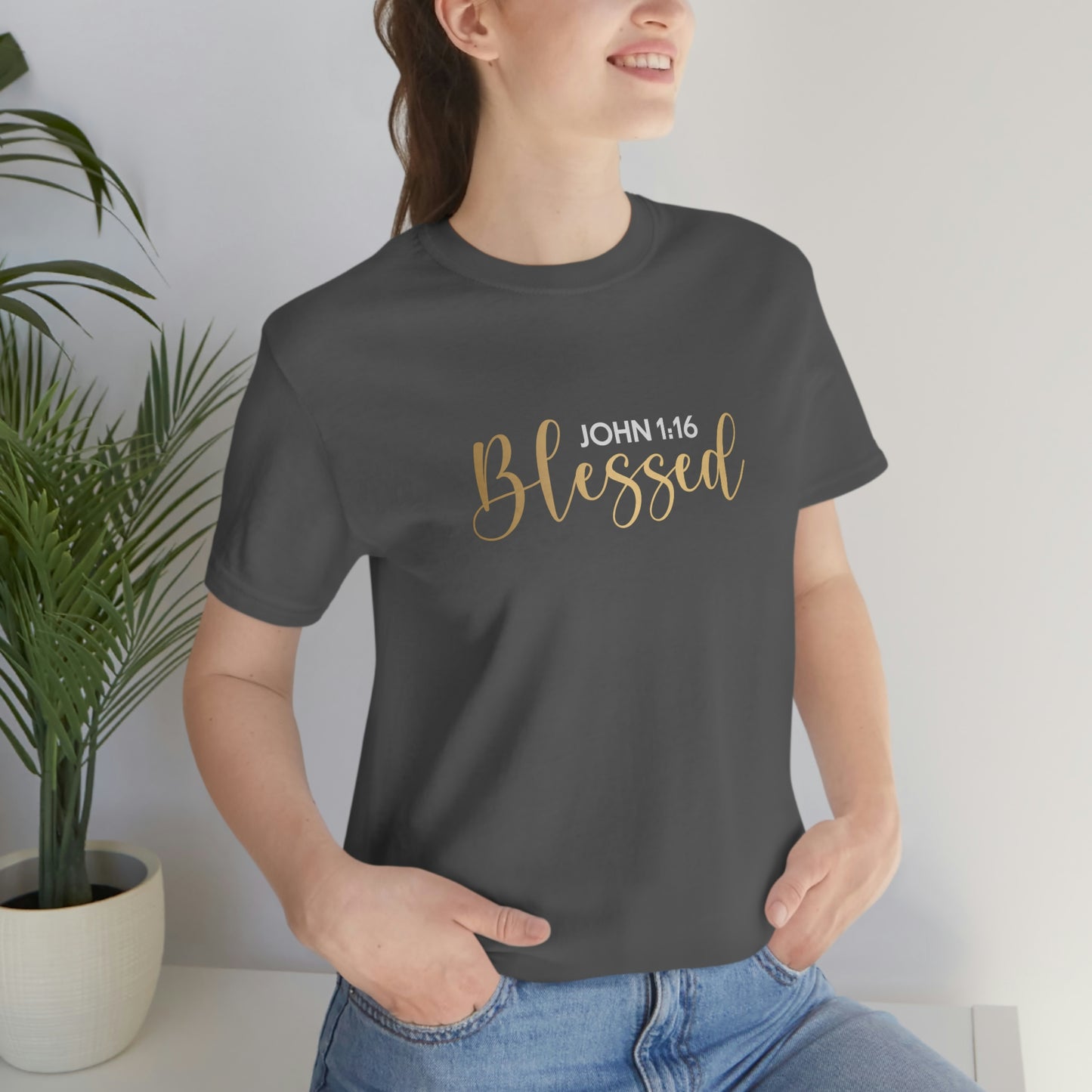 Blessed Gift | Mother's Day | Valentines T-shirt | Gift for her | Unisex Jersey Short Sleeve Tee