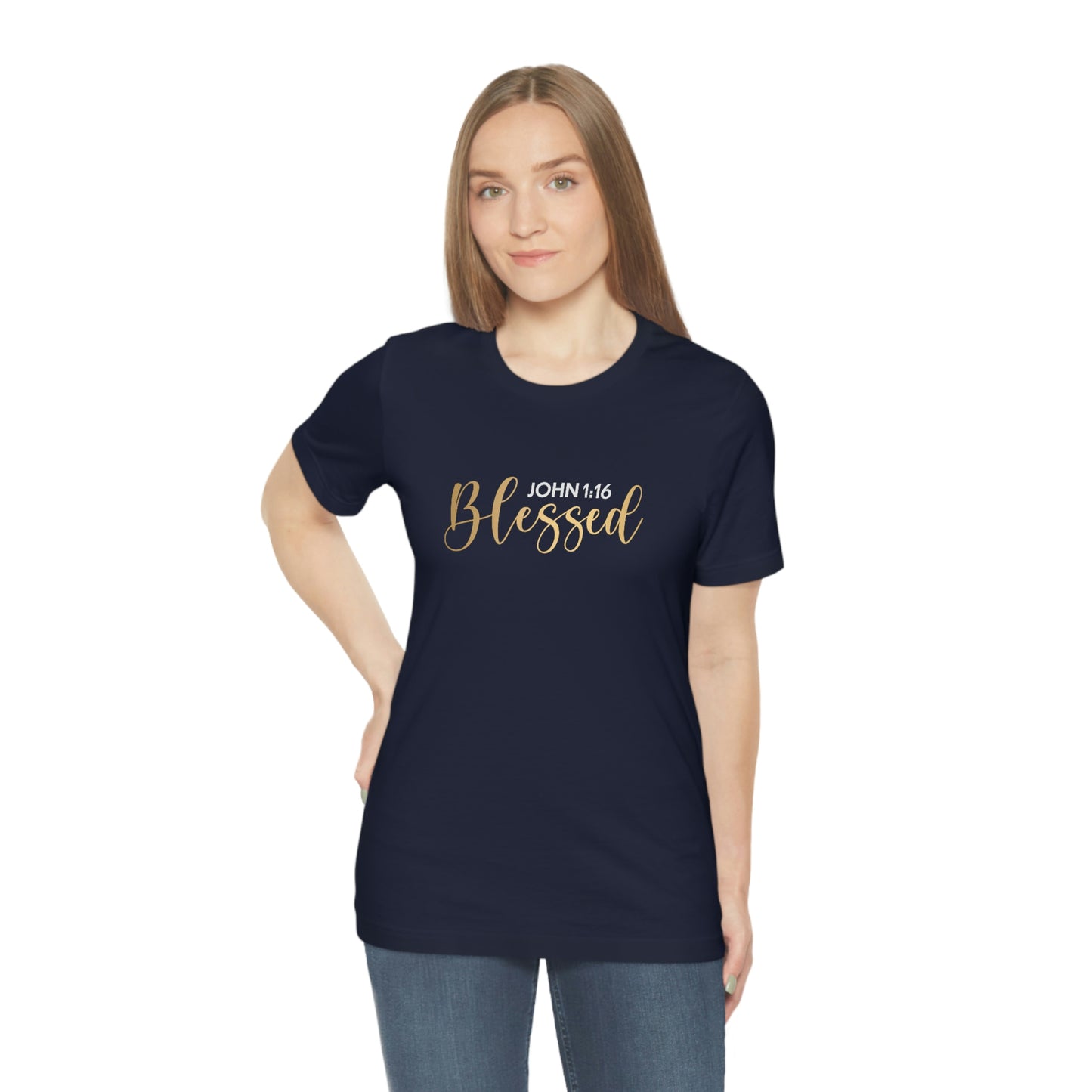 Blessed Gift | Mother's Day | Valentines T-shirt | Gift for her | Unisex Jersey Short Sleeve Tee