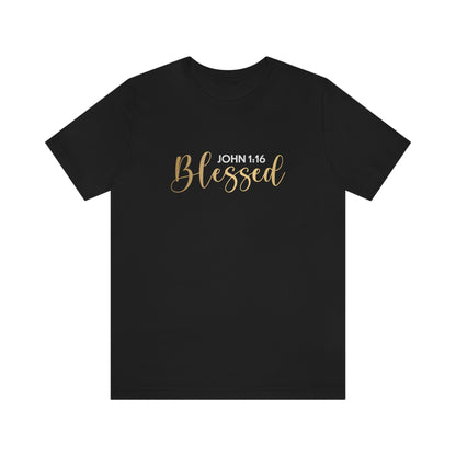 Blessed Gift | Mother's Day | Valentines T-shirt | Gift for her | Unisex Jersey Short Sleeve Tee