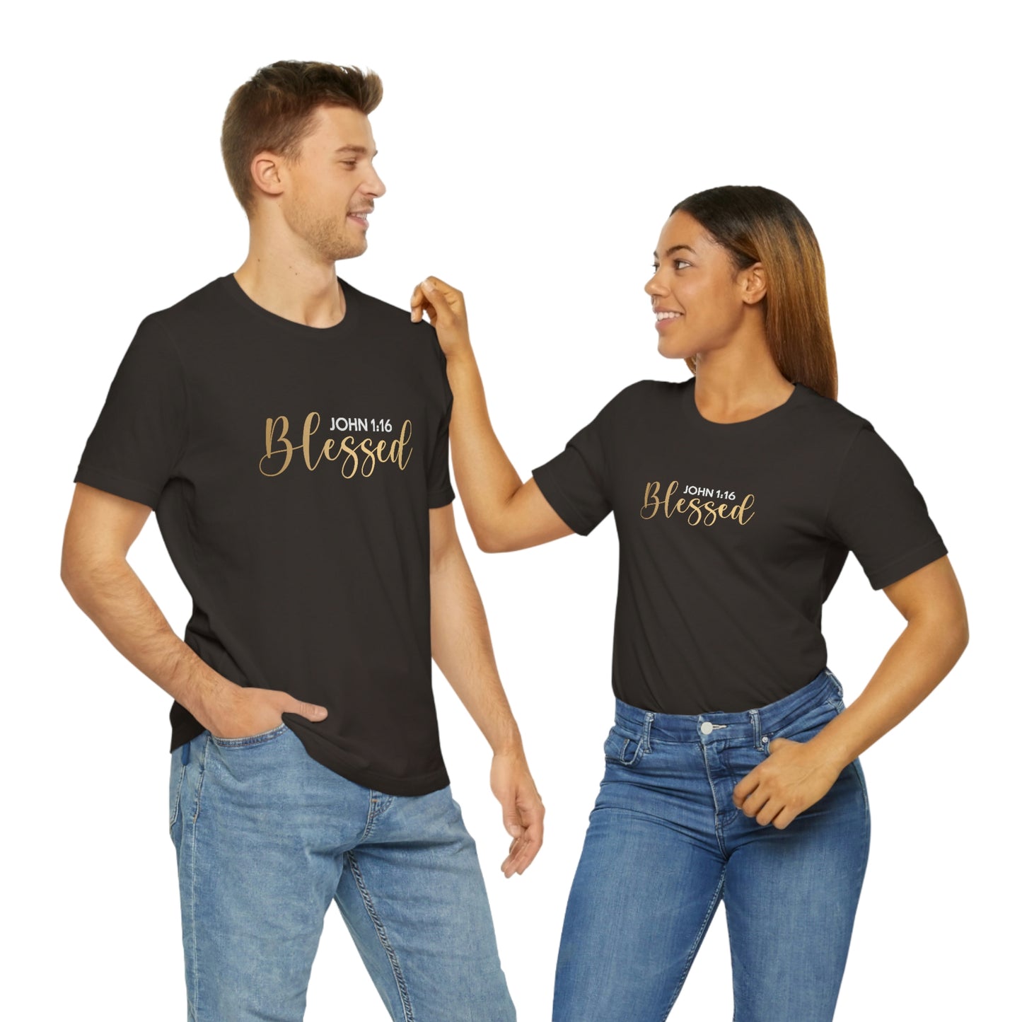 Blessed Gift | Mother's Day | Valentines T-shirt | Gift for her | Unisex Jersey Short Sleeve Tee