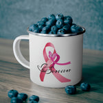 Cancer Survivor - Enamel Camping Mug