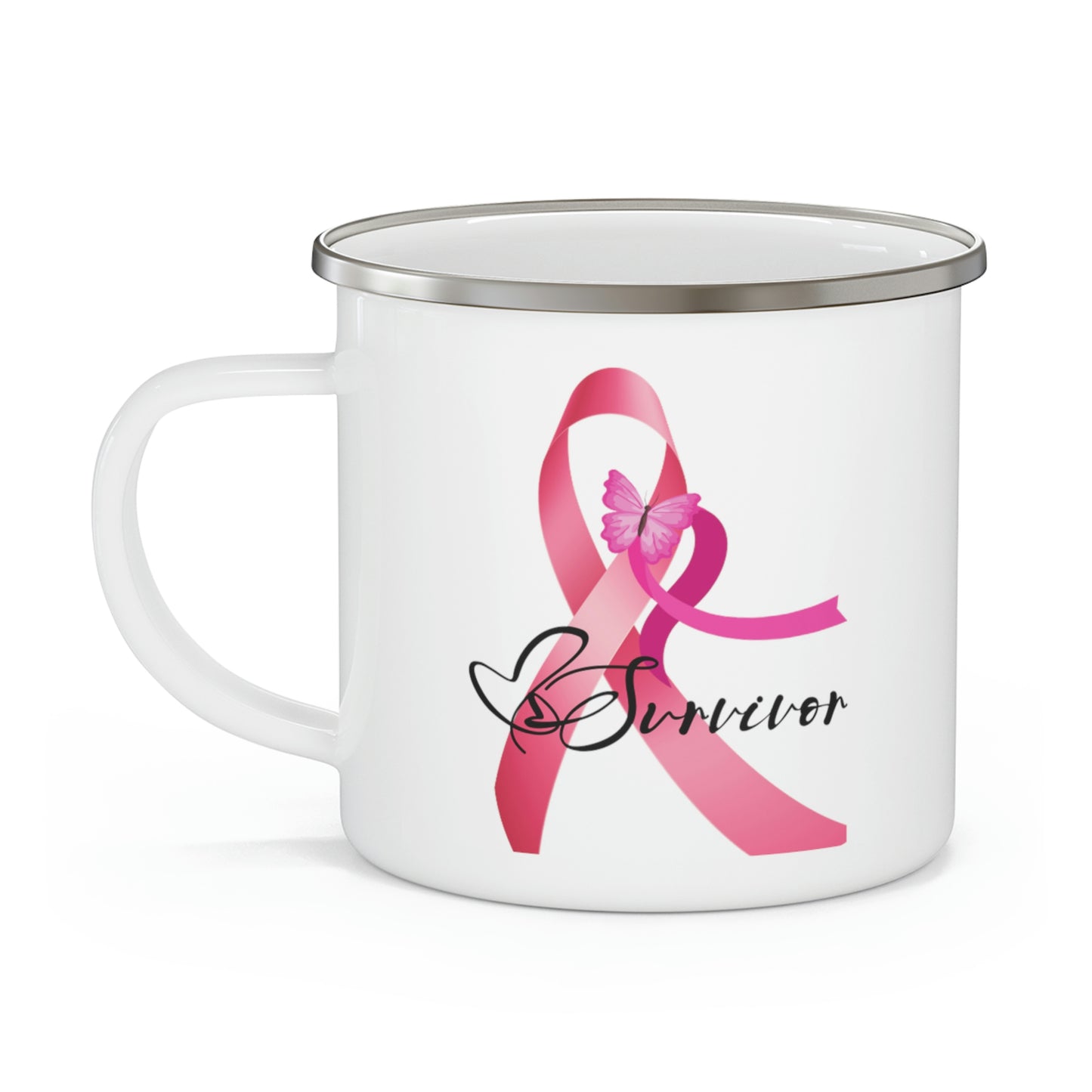Cancer Survivor - Enamel Camping Mug