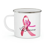 Cancer Survivor - Enamel Camping Mug