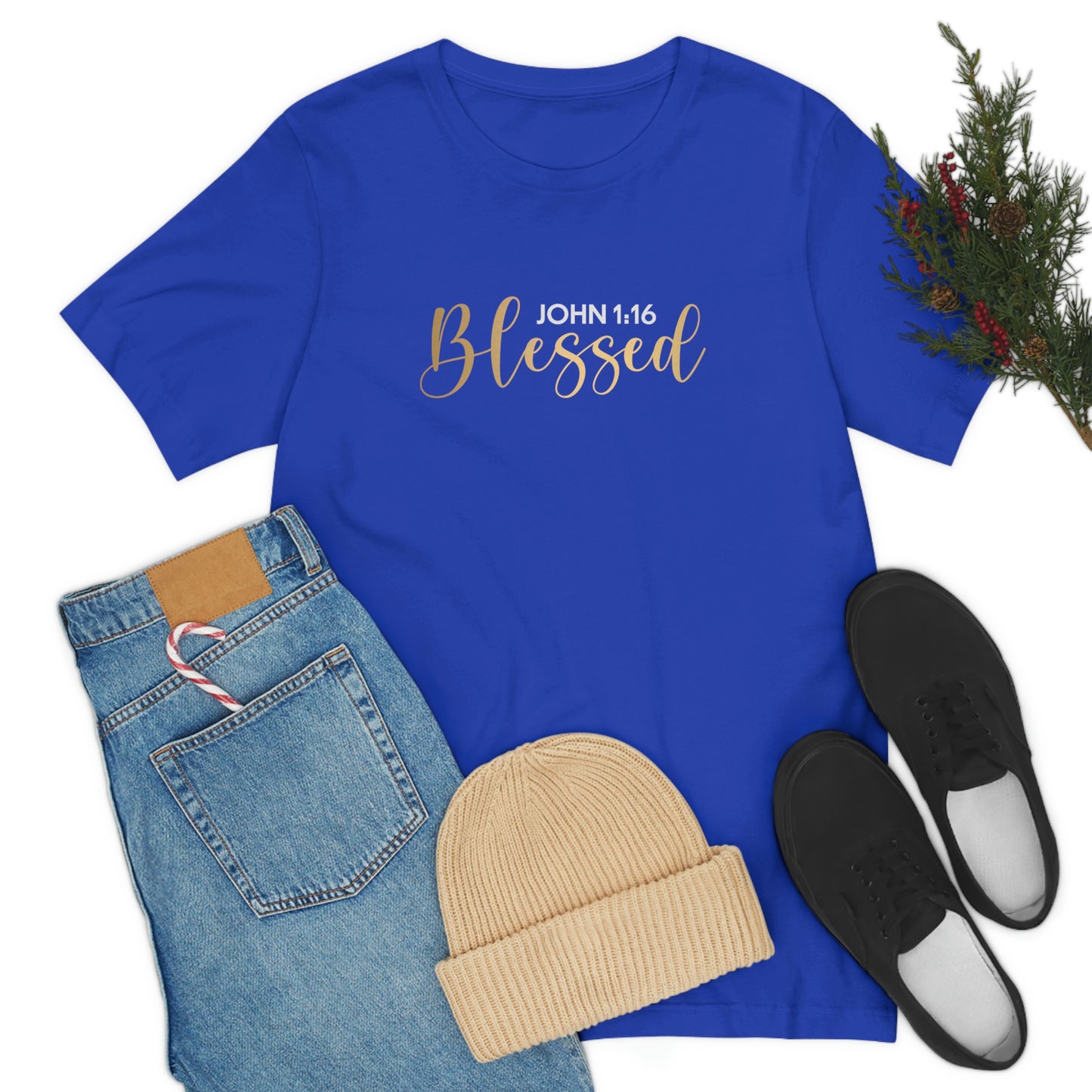 Blessed Gift | Mother's Day | Valentines T-shirt | Gift for her | Unisex Jersey Short Sleeve Tee