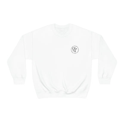 For Her | Mother's Day | Bestie | She Is.. Worthy, Fearless, Blessed, Strong, Loved | Crewneck Sweatshirt