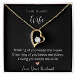 To My Wife Forever Heart Necklace| Mother's Day | Birthday Gift | Valentine's Day Gift | Gift for Her