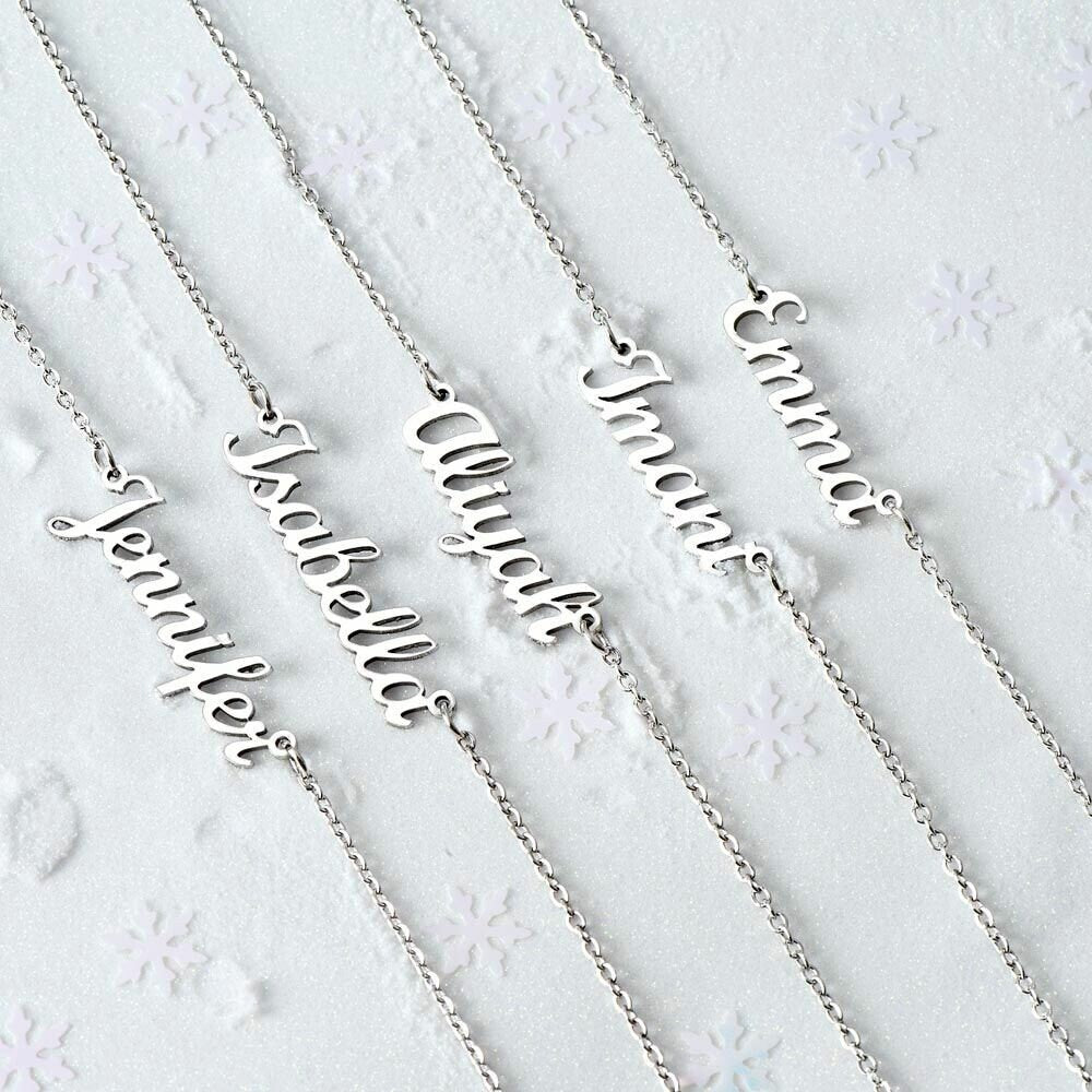 Personalized Signature Necklace, Custom Name Necklace, Signature Name Necklace, Dainty Name Jewelry, Gift For Her, Mother Day Gift