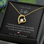 To My Wife Forever Heart Necklace| Mother's Day | Birthday Gift | Valentine's Day Gift | Gift for Her