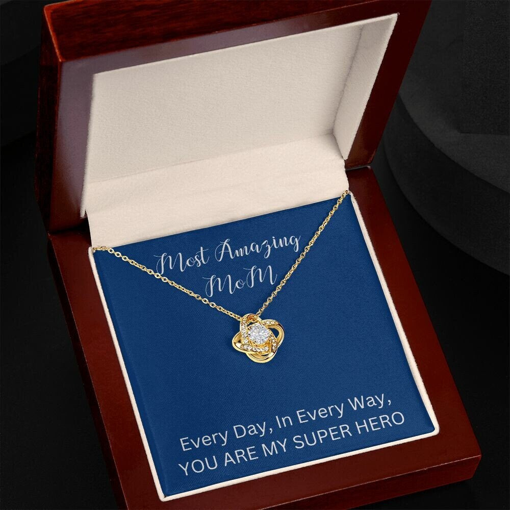 Love Knot Necklace | Gift for Mom | Mother's Day | Valentines Day | Birthday